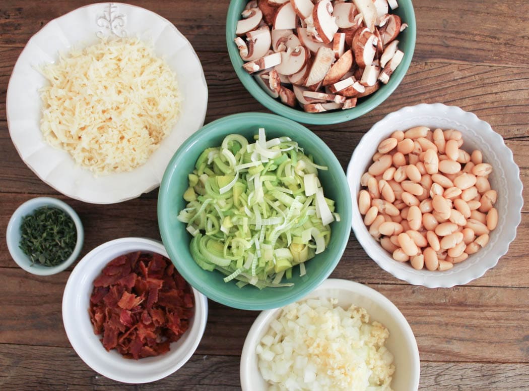 Mushroom-White-Bean-and-Brown-Rice-Casserole-With-Bacon-and-Gruyere-step-2