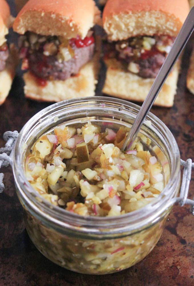 Bacon-and-smoked-cheddar-stuffed-cheeseburger-sliders-with-jalapeno-relish-6