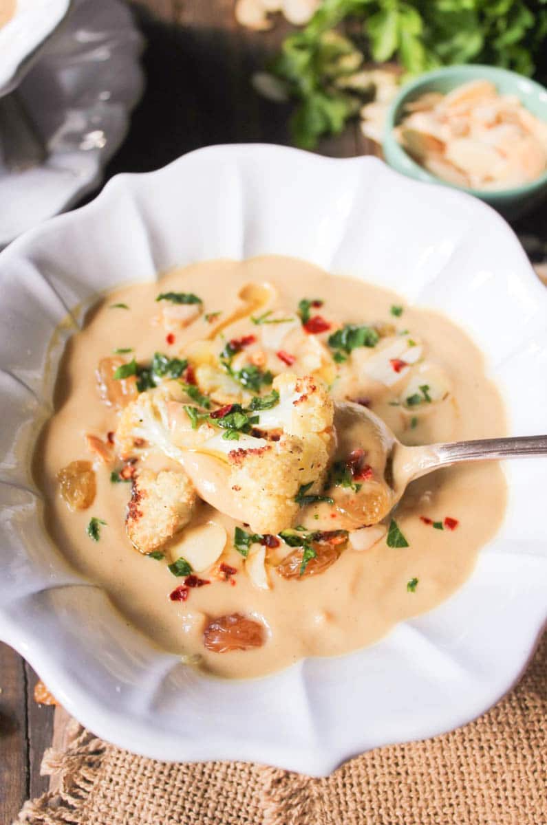 roasted-cauliflower-soup-with-parmesan-toasted-almonds-golden-raisins-6