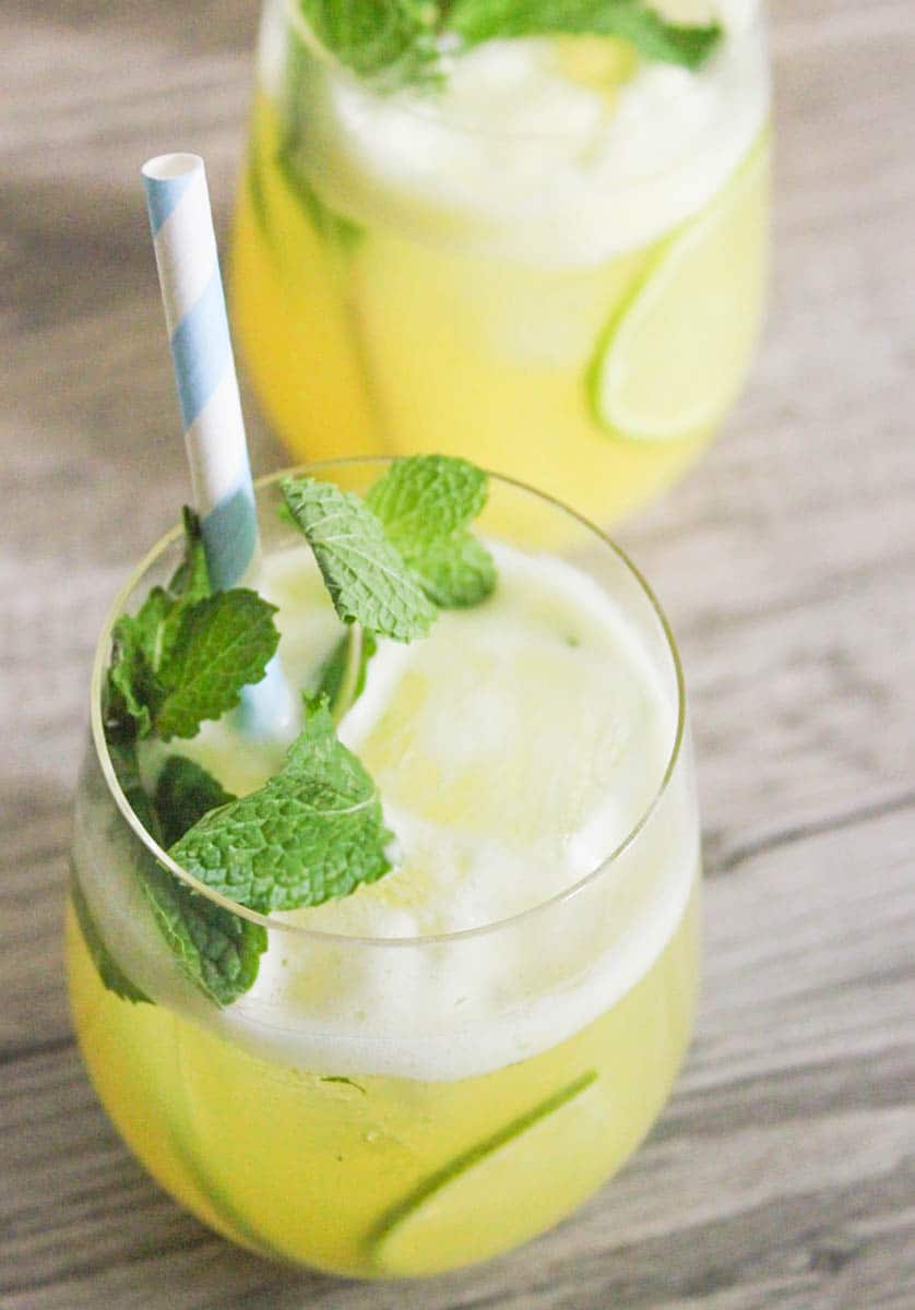Pineapple-Ginger-Mojitos