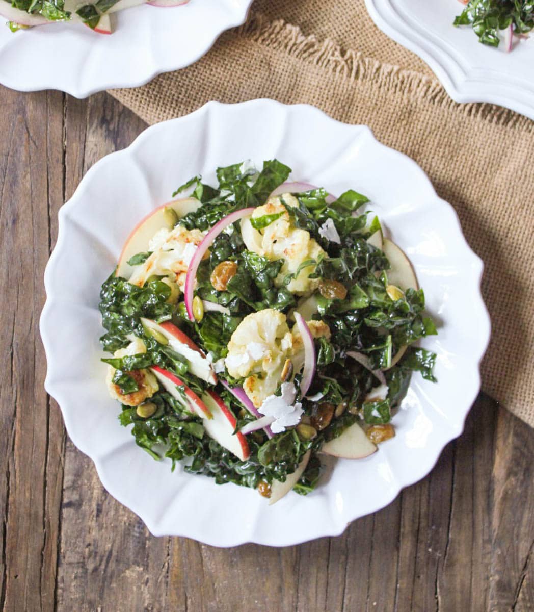 Autumn-Kale-Salad-with-Roasted-Cauliflower-and-Apple-3