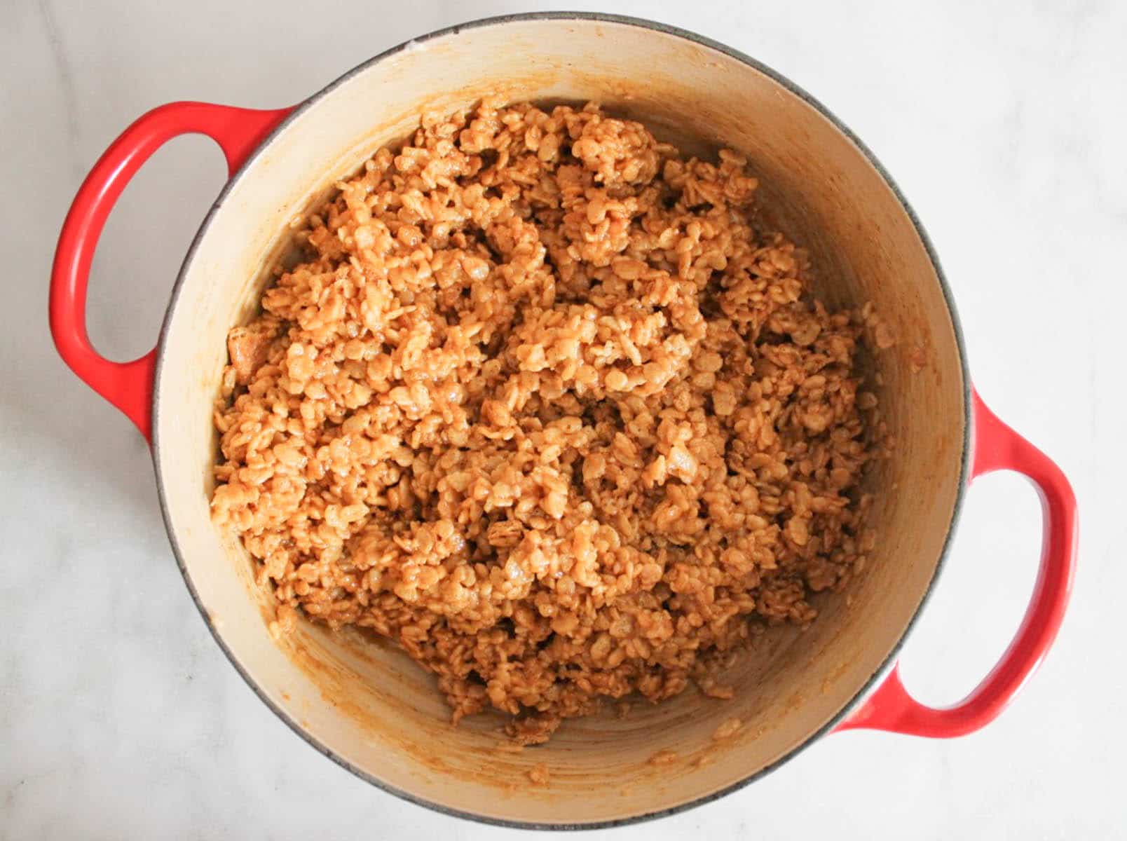 Pumpkin-Spice-Rice-Krispie-Treat-Bites-step-2