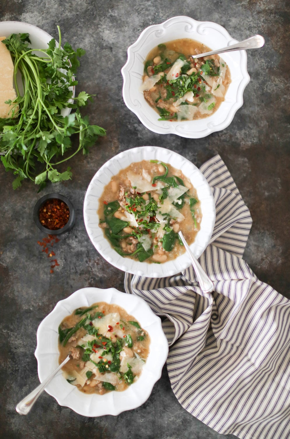 Simple Sausage and White Bean Soup